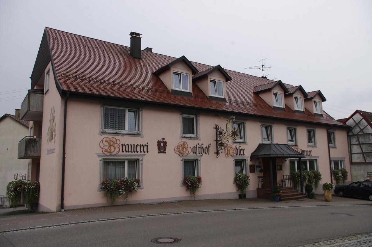 Brauereigasthof Adler Herbertingen Exterior foto